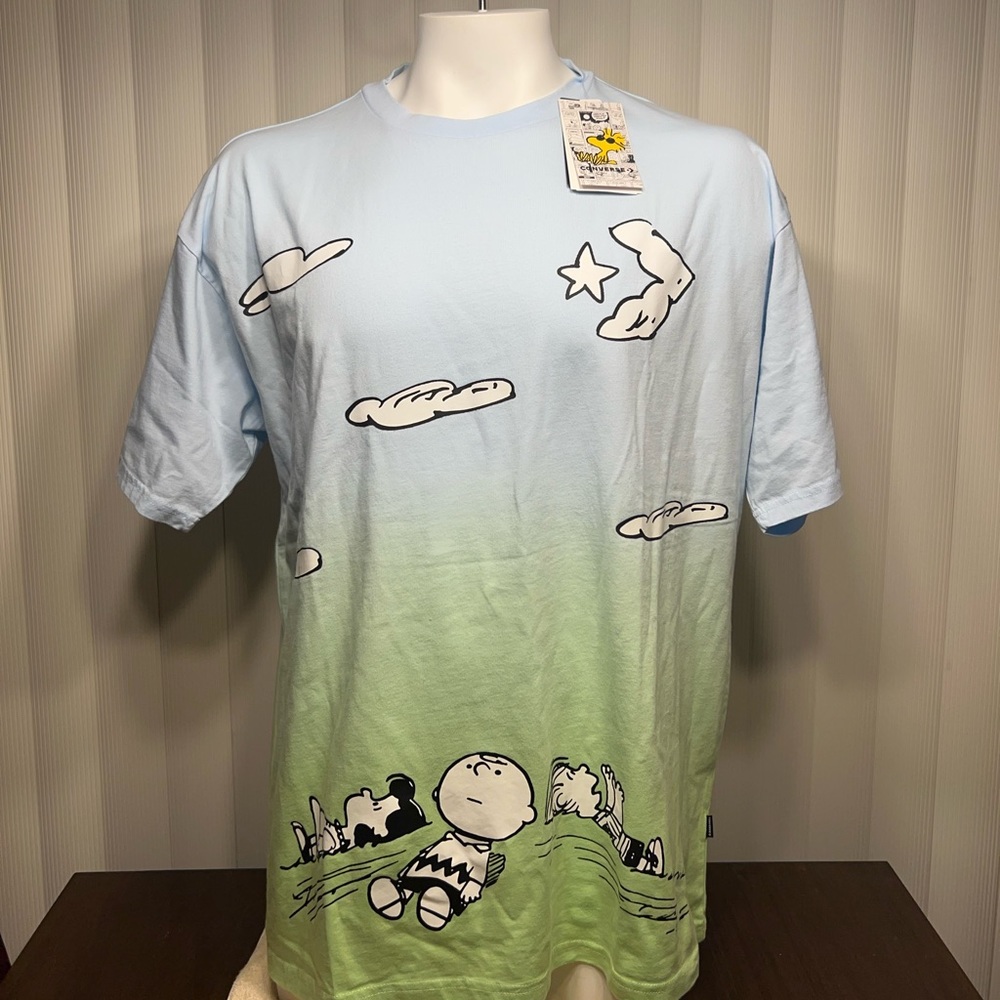 Converse x Peanuts "Cloud Watching" Loose Fit T-Shirt Men's Size XL